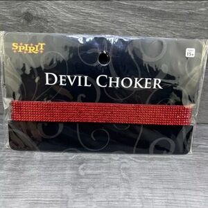 Spirit Halloween Red Devil Choker Costume
